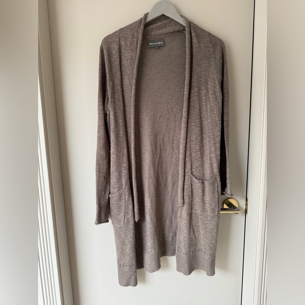 Michael Stars Long Open Cardigan